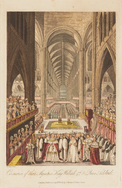 Kroningen av kong William IV og dronning Adelaide av W. Read