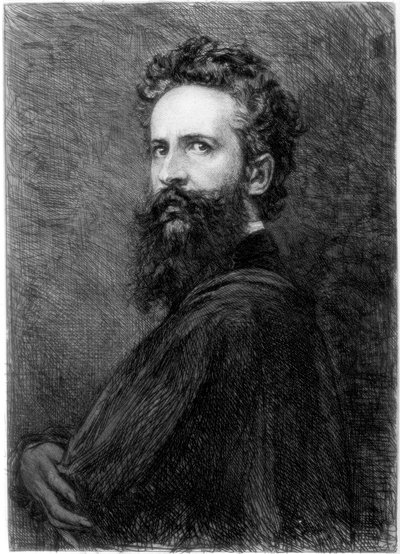 Hans Makart, østerriksk kunstner, c1880-1882. av W. Unger