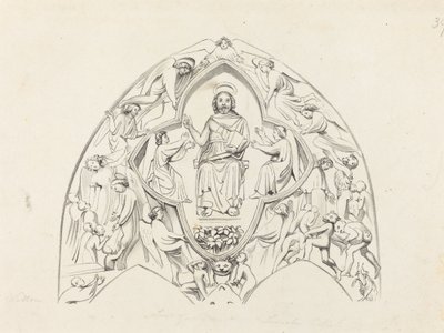 Siste dom, Lincoln Cathedral av W. Walton after John Flaxman
