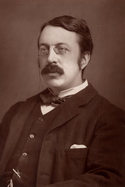 "" Charles Villiers Stanford (1852-1924) irsk komponist og musikalsk pedagog, født i Dublin. (woodburytype) av W. and D. (after) Downey
