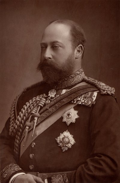 ""Edward VII (1841-1910) konge av Storbritannia fra 1901, mens han fortsatt var prins av Wales. (woodburytype) av W. and D. (after) Downey