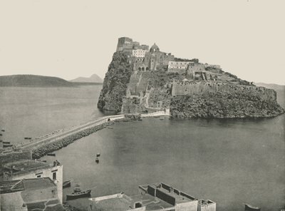 Aragonese slott, Ischia, Italia, 1895. av W and S Ltd
