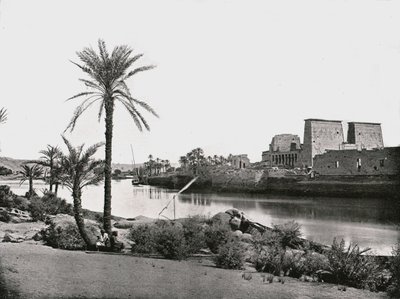 Temple of Isis, Philae, Egypt, 1895. av W and S Ltd