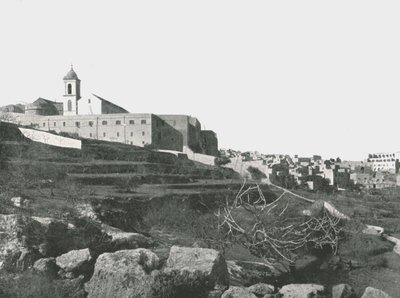 Fødselskirken, Betlehem, Palestina, 1895. av W and S Ltd