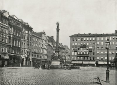 Karolinenplatz, München, Tyskland, 1895. av W and S Ltd