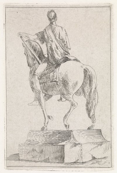 Rytterstatue av W. van Tuyll