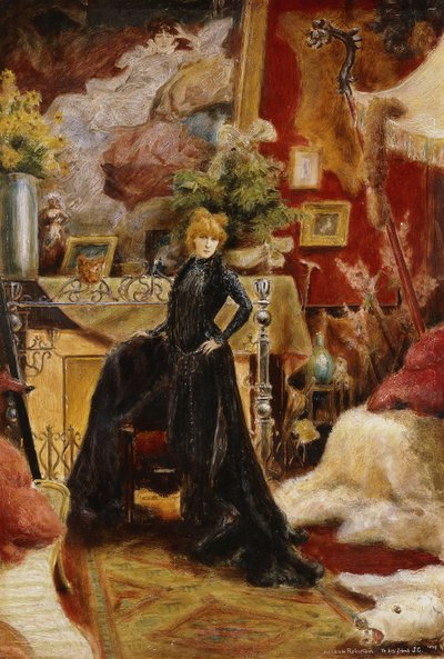 Portrett av Sarah Bernhardt av Walford Graham Robertson