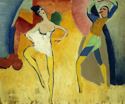 Pierrot og Pierrette av Walt Kuhn