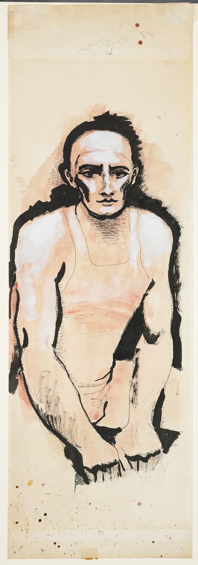 Studie for "Roberto" nr. 1 av Walt Kuhn