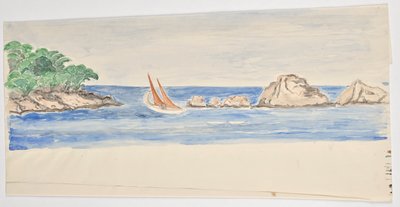 kysten i Florida (?) av Walter Barwig