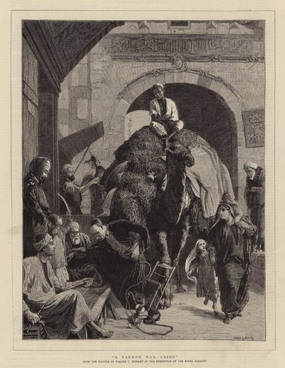 En smal vei, Kairo av Walter Charles Horsley