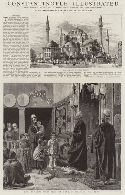 Konstantinopel illustrert av Walter Charles Horsley