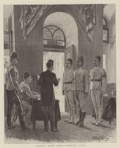 Ordent rom, Abdin Barracks, Kairo, India av Walter Charles Horsley