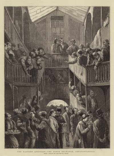 Det østlige spørsmålet, børsen, Konstantinopel av Walter Charles Horsley