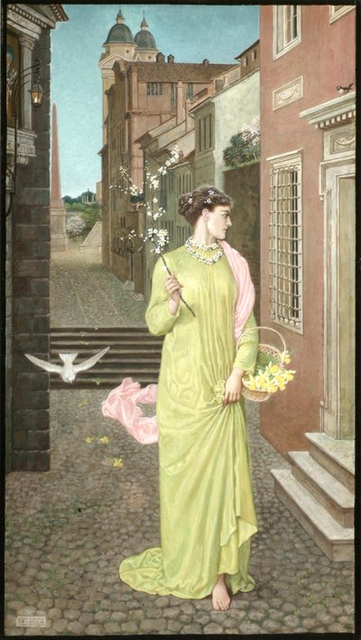 En vårbebuder av Walter Crane