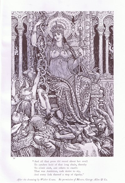 Og all den pressen rundt bølgene hennes, 1920-tallet av Walter Crane