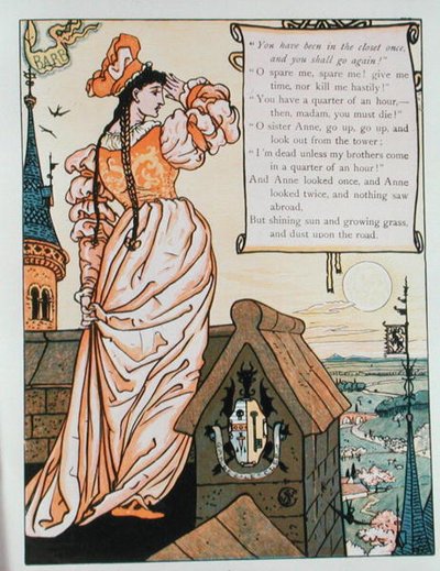 Anne Looking from the Tower, illustrasjon for 