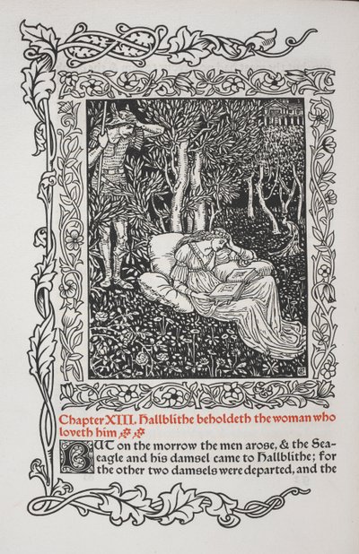 Kapittel XIII. Hallblithe ser kvinnen som elsker ham. av Walter Crane