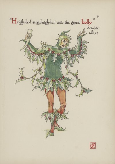 Blomster fra Shakespeares Garden av Walter Crane