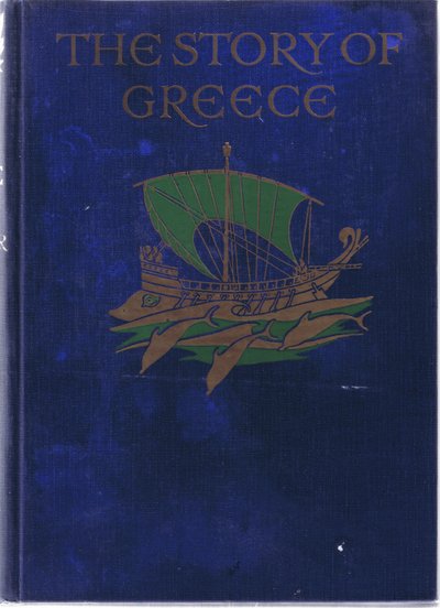 Fronttavledesign, illustrasjon fra The Story of Greece, 1930-tallet av Walter Crane