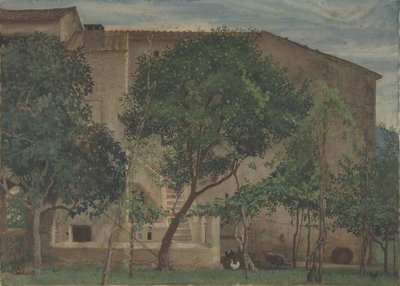 Italiensk gårdshus, 1871-3. av Walter Crane