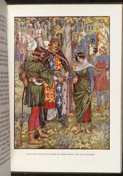Robin Hood og Maid Marian av Walter Crane