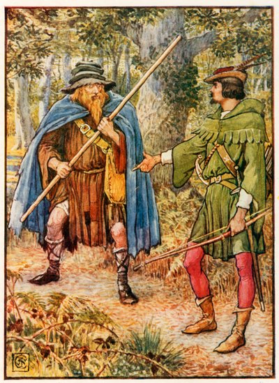 Robin Hood og tiggerspionen av Walter Crane