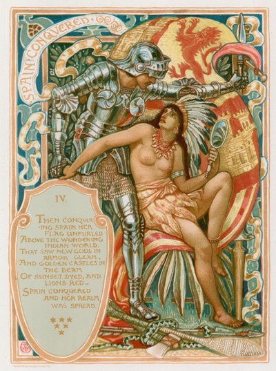 Spania erobret av Walter Crane