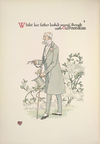 Faren til bruden i morgenkjole av Walter Crane