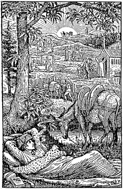 Travels with a donkey in the Cevennes (Travels with a donkey in the Cevennes) av Robert Louis Stevenson. av kvelden, L
