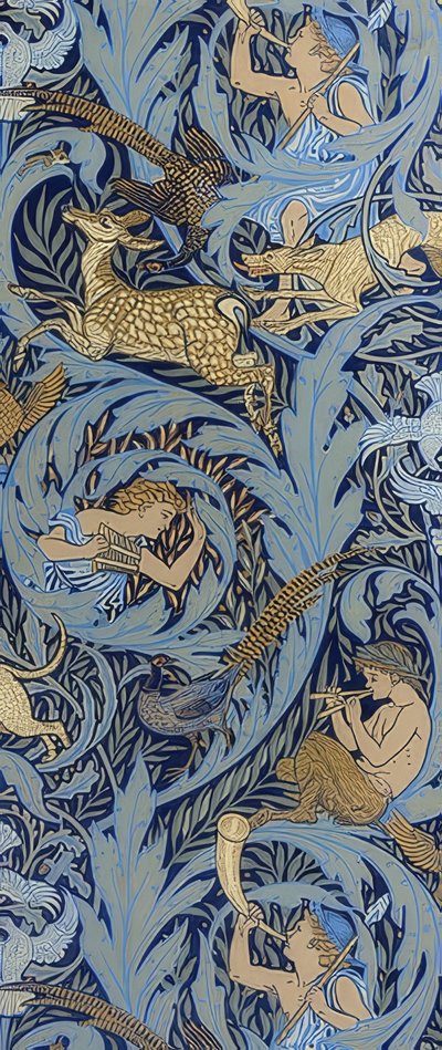 Trenoter. 1886 av Walter Crane