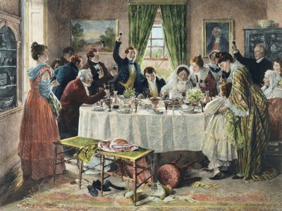 Health to the Bride, utgitt 1933 (akvatint) av Walter Dendy Sadler