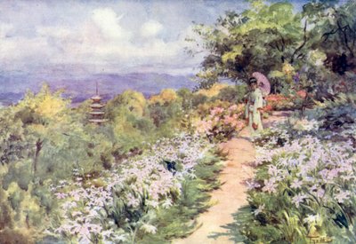 En hage i åssiden i Kyoto av Walter Frederick Roofe Tyndale