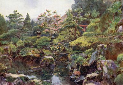 En stein- og vannhage, Hakone av Walter Frederick Roofe Tyndale