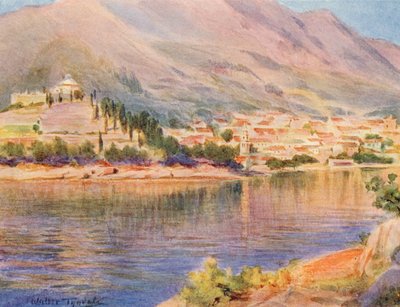 Cavtat, Old Dubrovnik (farge litho) av Walter Frederick Roofe Tyndale