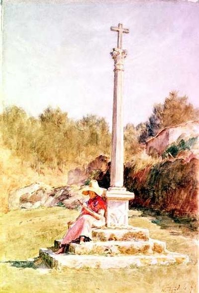 Figurer av et minnekors av Walter Frederick Roofe Tyndale