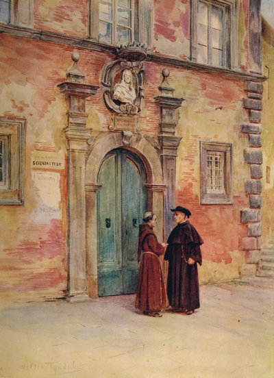 Palazzo Negroni, Montepulciano, ca 1900 1913 av Walter Frederick Roofe Tyndale