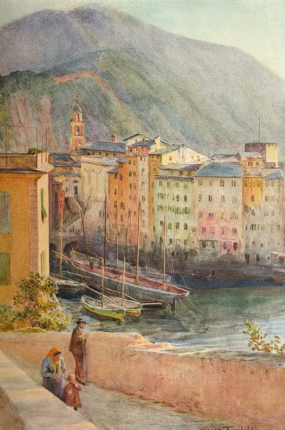 Havnen i Camogli, c1910, 1912 av Walter Frederick Roofe Tyndale