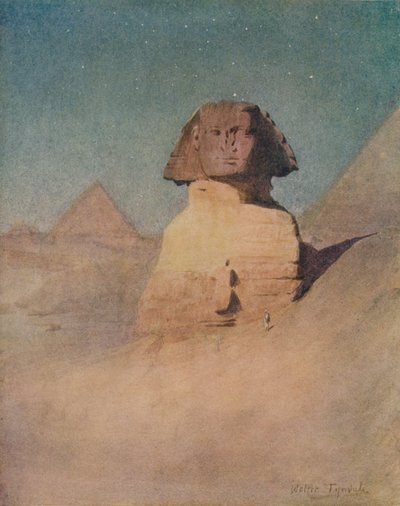 The Sphinx by Moonlight, c1905, 1912 av Walter Frederick Roofe Tyndale