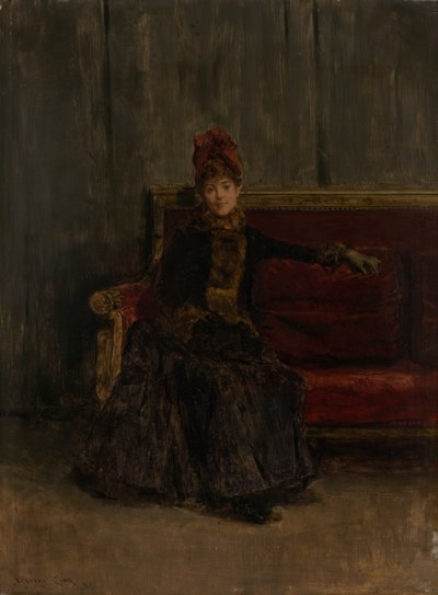 Sittende dame av Walter Gay