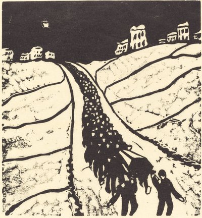Gravferd, 1916. av Walter Gramatte