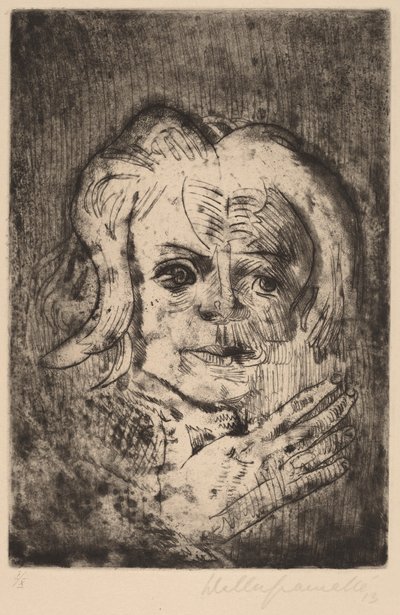 Pike med hånd, 1923. av Walter Gramatte