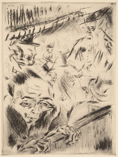 Robert i teatret, 1918. av Walter Gramatte