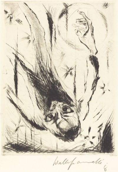 Fall into Infinity, 1918. av Walter Gramatte