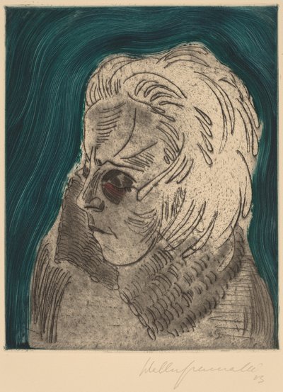 Trøtt kvinne, Sonia Gramatté Trøtt jentehode, Sonia Gramatté, 1923. av Walter Gramatte