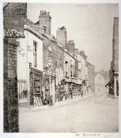Duke Street, Chelsea, London, 1873 av Walter Greaves