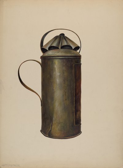 Lykt, ca. 1938. av Walter Hochstrasser