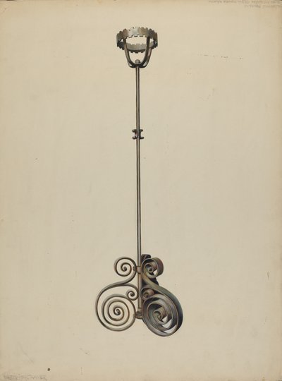 Stativ for røkelsesbrenner, ca. 1938. av Walter Hochstrasser