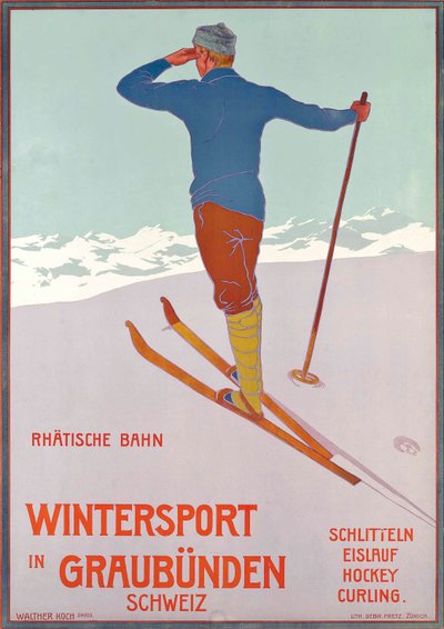 Vintersport i Graubünden av Walter Koch