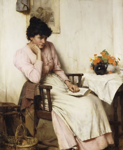 Fjerne tanker, av Walter Langley